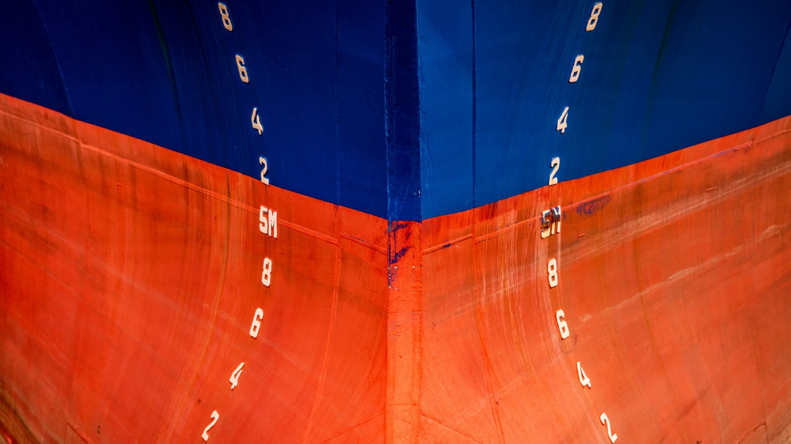 Supervision team inspecting a vessel under construction